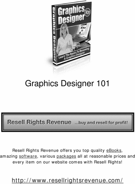 Product picture Become a Graphic Designer Today with Designing 101